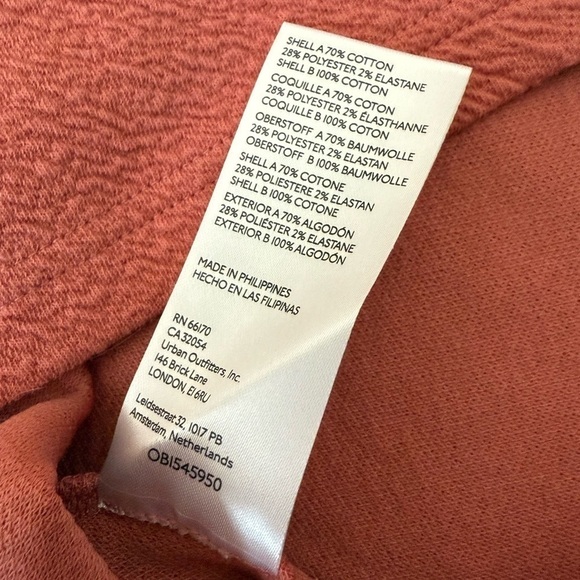 NEW Anthropologie Lace Up Back Flutter Top Coral Size Small - Picture 8 of 10